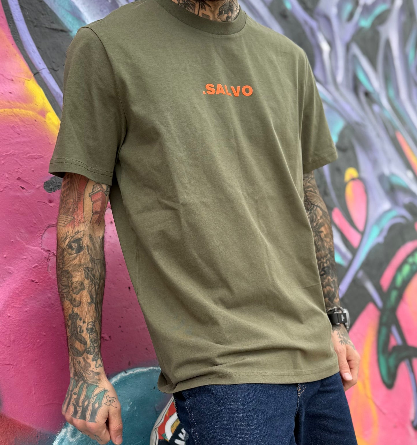 Tee-shirt kaki