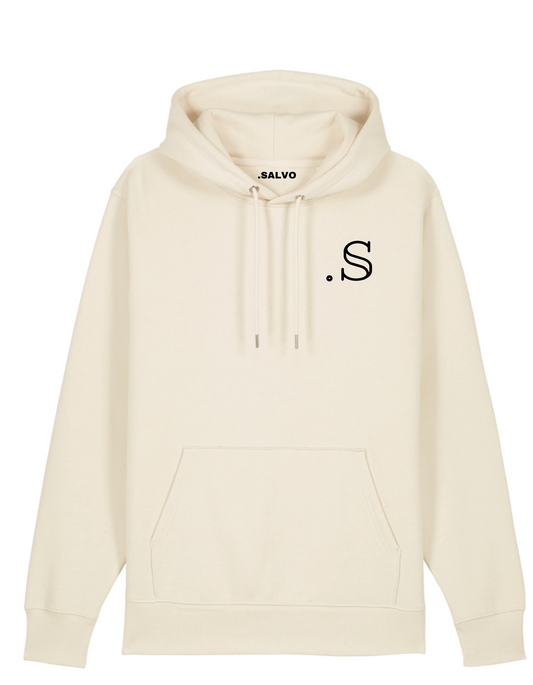 Sweat à capuche beige